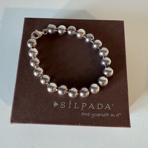 Silpada Sterling Silver Beaded Bracelet